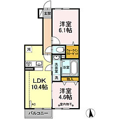 物件の間取り