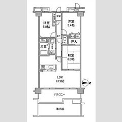 物件の間取り