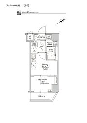 ファミルート船堀 1DKの間取図画像