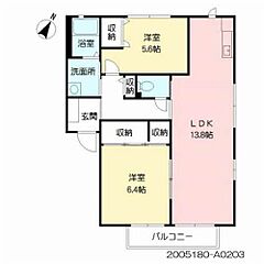 物件の間取り
