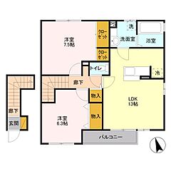 物件の間取り