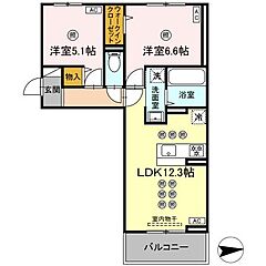 物件の間取り