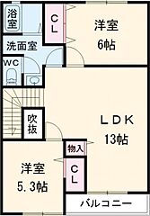 物件の間取り
