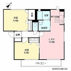 物件の間取り