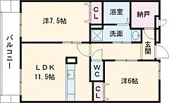 物件の間取り