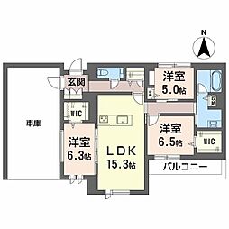 ALNEST 3LDKの間取図画像