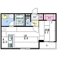 物件の間取り