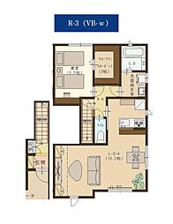 上越市春日山町1丁目アパート 1LDKの間取図画像