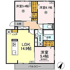 物件の間取り