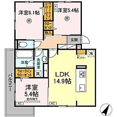 物件の間取り