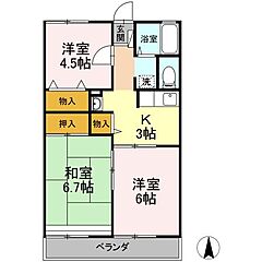 物件の間取り