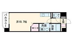 WING田崎 ワンルームの間取図画像