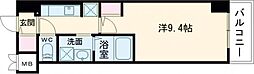 広島市東区光町1丁目マンション 1Kの間取図画像