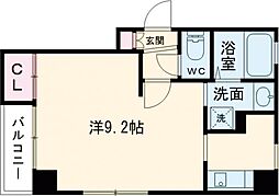 ナイスマンションIM九品寺 1Kの間取図画像