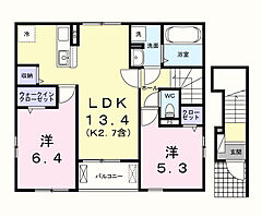 物件の間取り