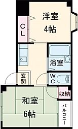 オペル一番館 2Kの間取図画像