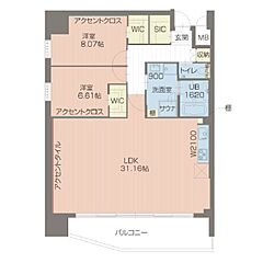 物件の間取り