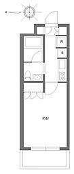 ガーデン豊玉 1Kの間取図画像