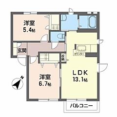 物件の間取り