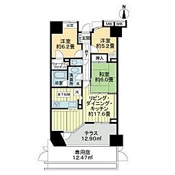 ライオンズステーションプラザ大和 3LDKの間取図画像