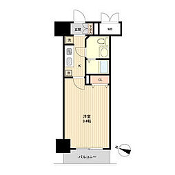 ノーブルプレイス北四番丁 1Kの間取図画像