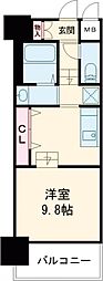 RISO CORE 1Kの間取図画像
