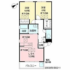 物件の間取り