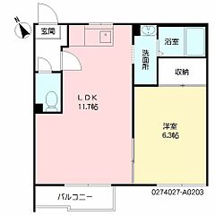 物件の間取り