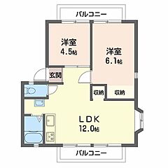 物件の間取り