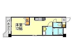 メモリープラザ小倉 ワンルームの間取図画像