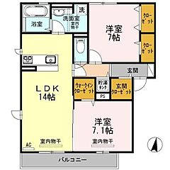 物件の間取り