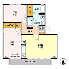 物件の間取り