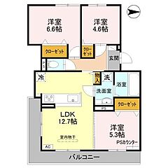 物件の間取り