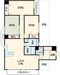 Do鶴見 3LDKの間取図画像