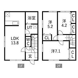 Comfort青山 3LDKの間取図画像