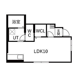 PROGRESS III(プログレス3) 1Kの間取図画像