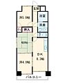 ベルヒルズ・則松7階6.4万円