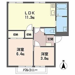 物件の間取り