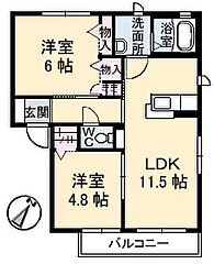 物件の間取り