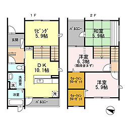グランドゥール2 3LDKの間取図画像