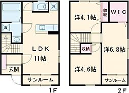 リーブルファイン長太栄町IV 3LDKの間取図画像