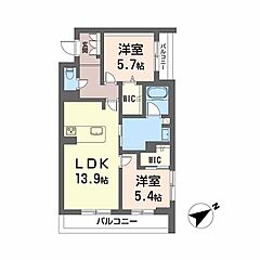 物件の間取り