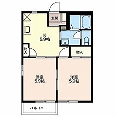 物件の間取り