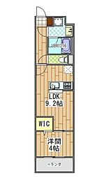 千葉市緑区おゆみ野3丁目マンション 1LDKの間取図画像