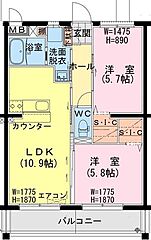 物件の間取り
