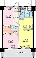 物件の間取り