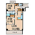 コントレール桜5階8.6万円