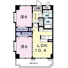 物件の間取り