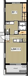 てんでこ荘 1LDKの間取図画像