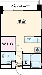 APARTMENTSCODEISAHAYA ワンルームの間取図画像